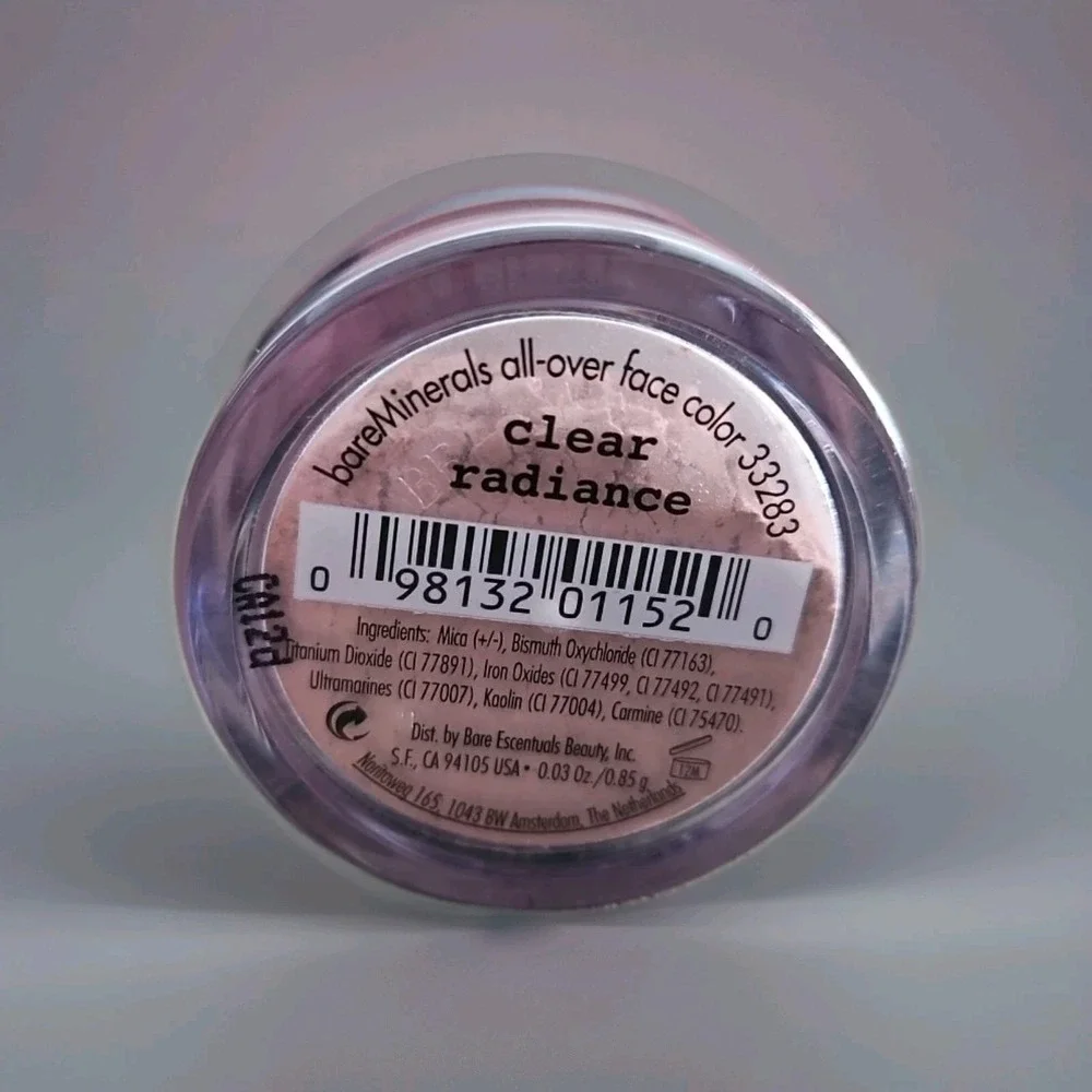 bareMinerals Clear Radiance Loose Powder All Over Face Powder .03 OZ Sealed